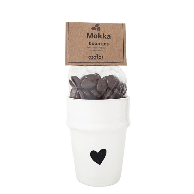 Beldi mok hart met Mokka boontjes