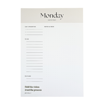 Monday notitieblok A4