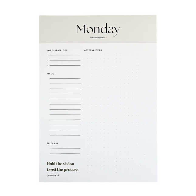 Monday notitieblok A4