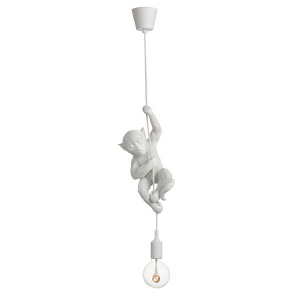 Monkey white pendant lamp