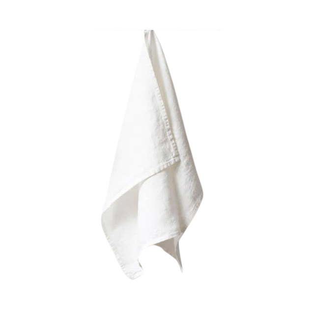 Linnen theedoek wit