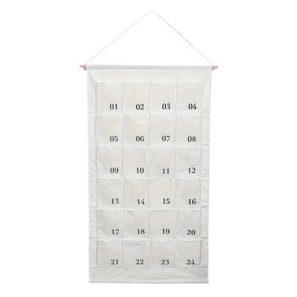 Adventkalender stof canvas