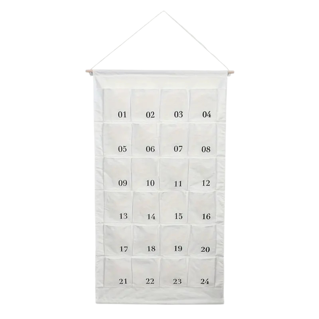 Adventkalender stof canvas