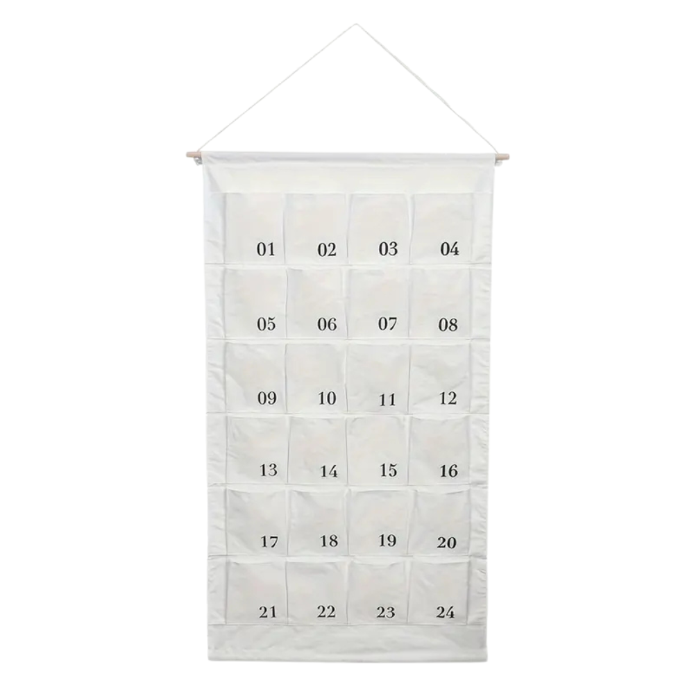 Adventkalender stof canvas