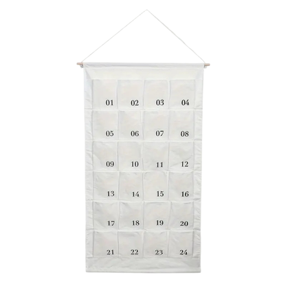 Adventkalender stof canvas