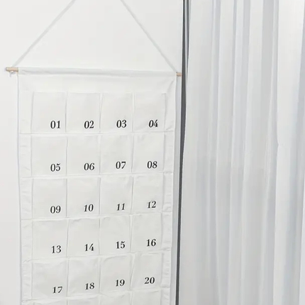 Adventkalender stof canvas