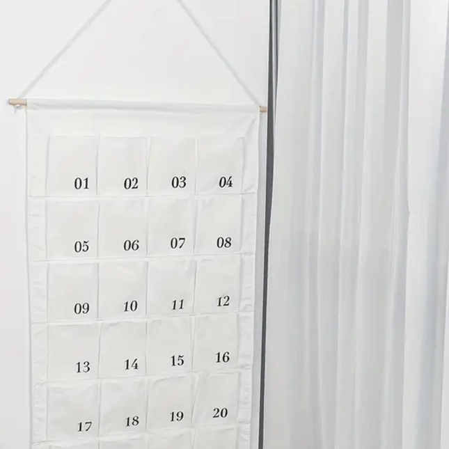 Adventkalender stof canvas