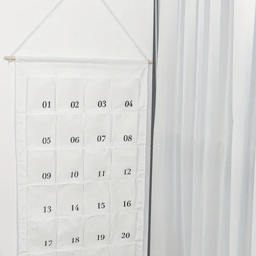 Adventkalender stof canvas