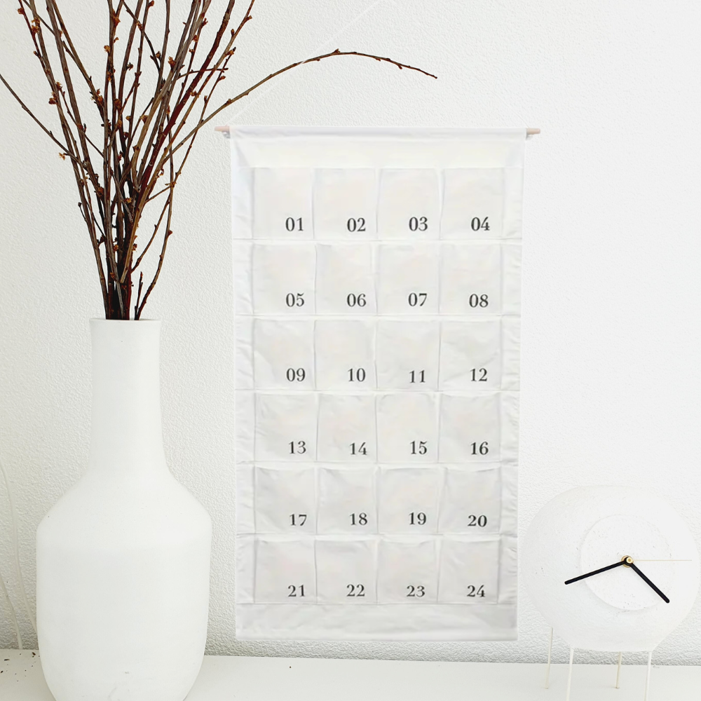 Adventkalender stof canvas