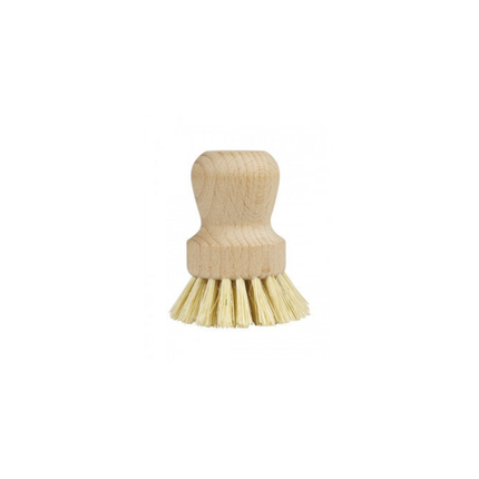 Houten glazen afwasborstel knop