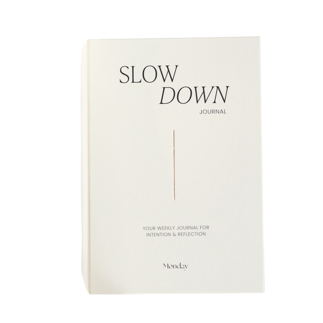 Slow Down Journal |  For reflection & intention | ENG