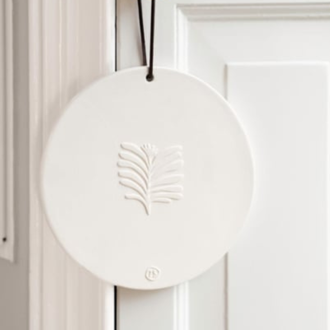Wandhanger blad keramiek