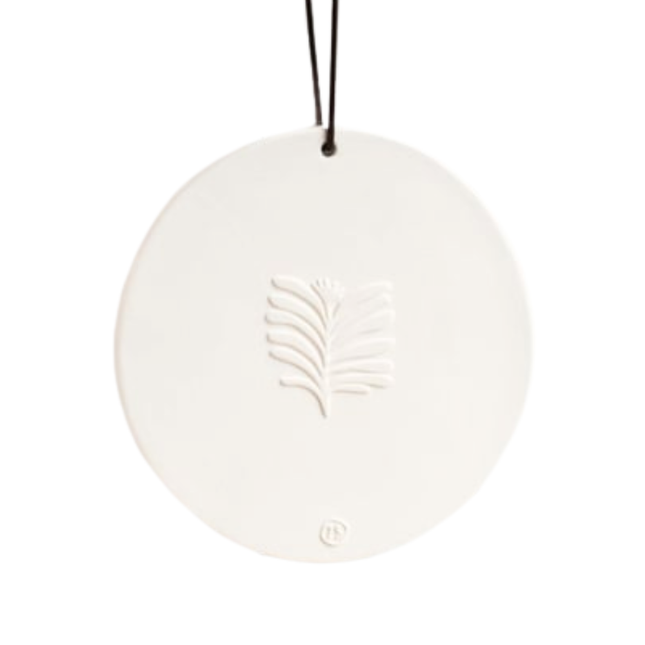 Wandhanger blad keramiek