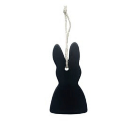 Rabbit pendant clay black