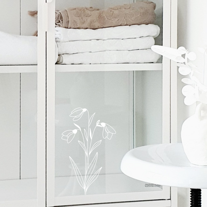 Raamfolie sneeuwklokje