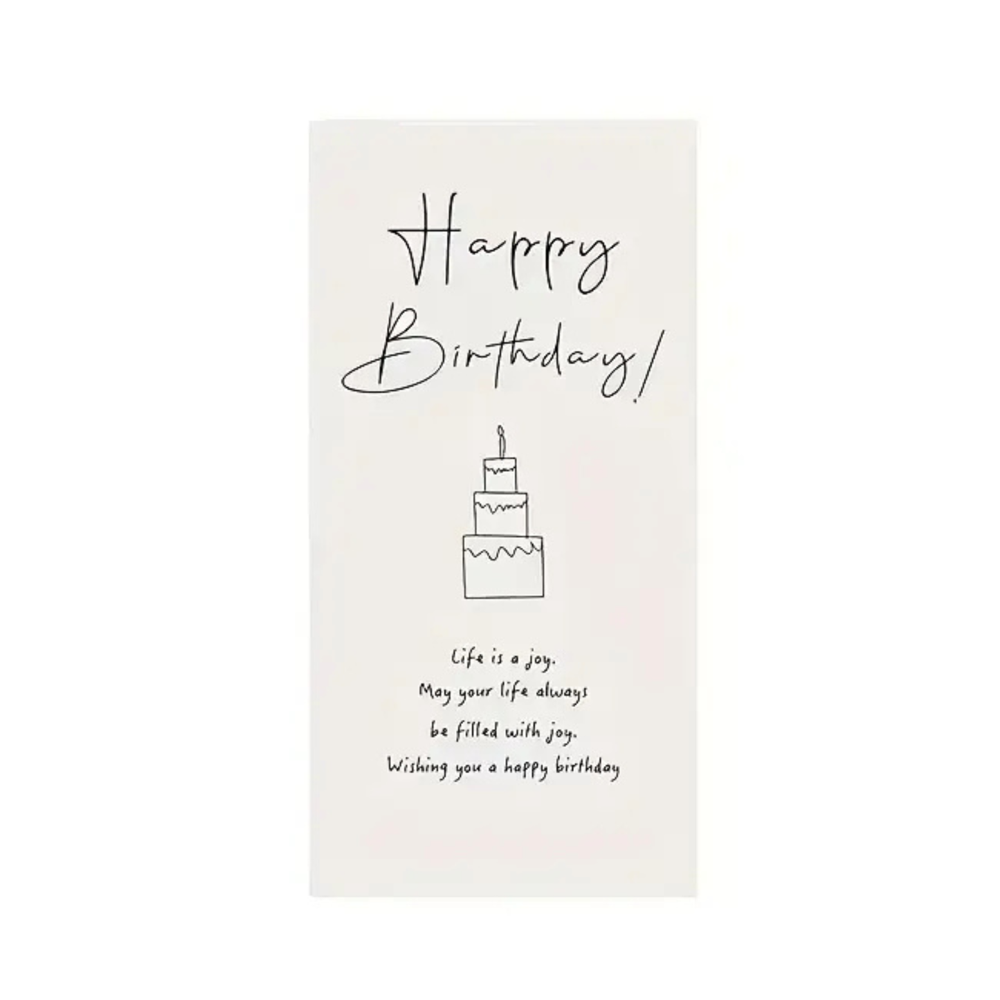 Stoffen felicitatie doek
