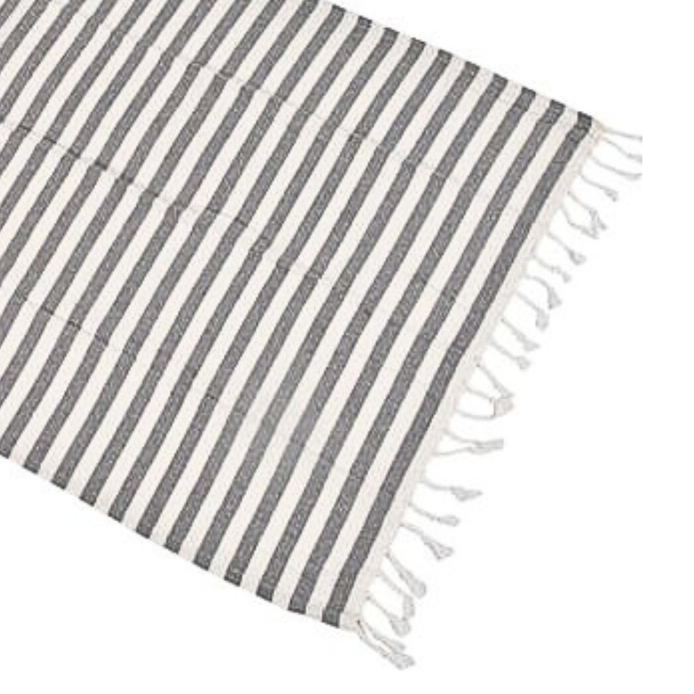 Hammam towel zwarte streep