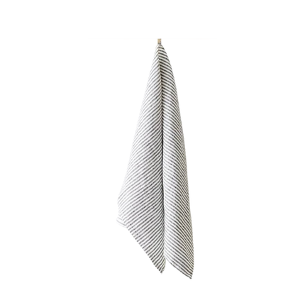 White linen tea towel