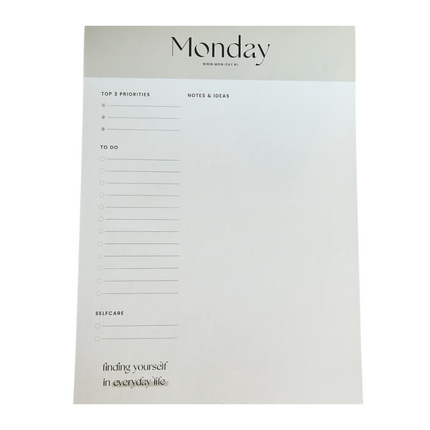 Monday notitieblok