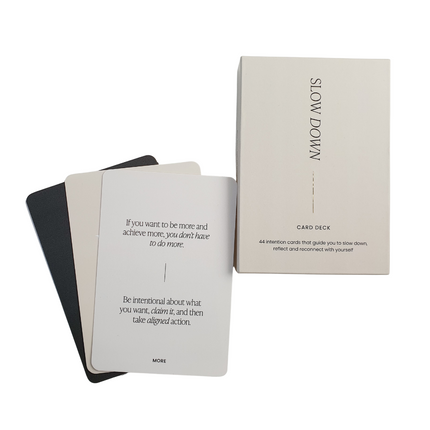 Slow Down CardDeck | English
