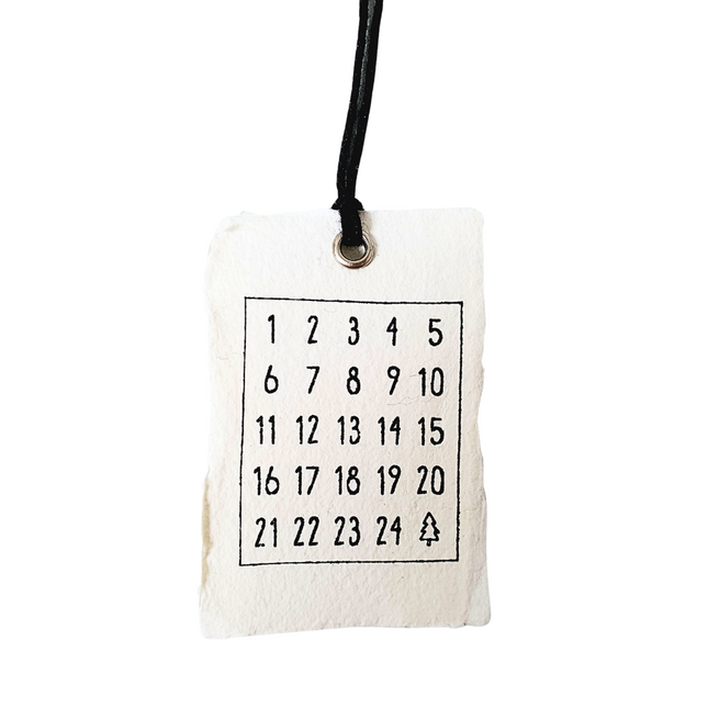 Label advendkalender - 2 stuks