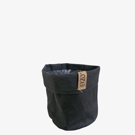 Paperbag zwart M