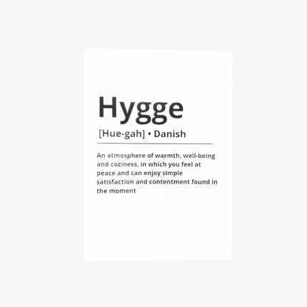 Forex poster plate A4 - Hygge