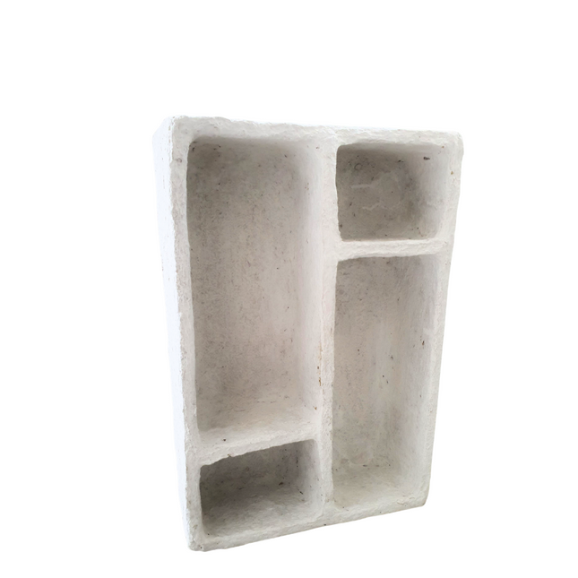 Papiermache kastje rechthoek