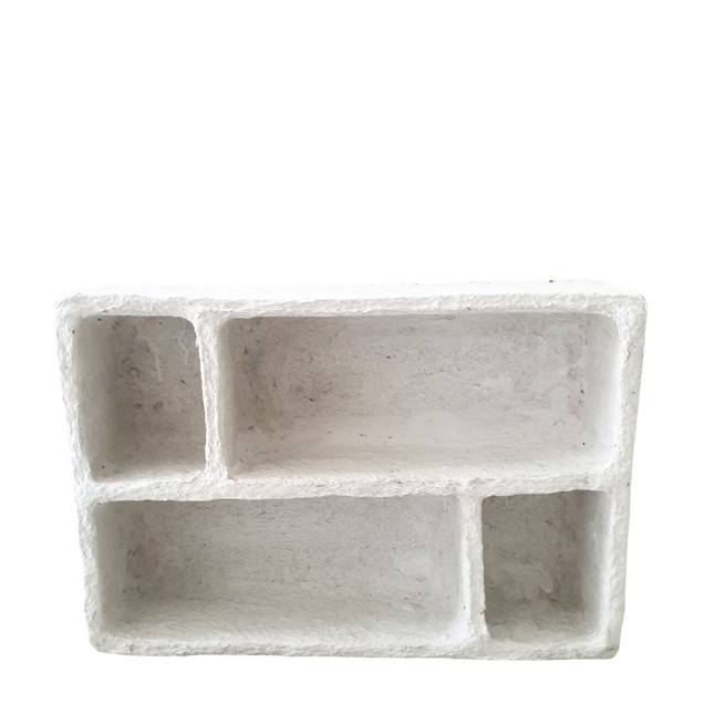 Papiermache kastje rechthoek