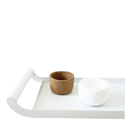 Metalen plateau large