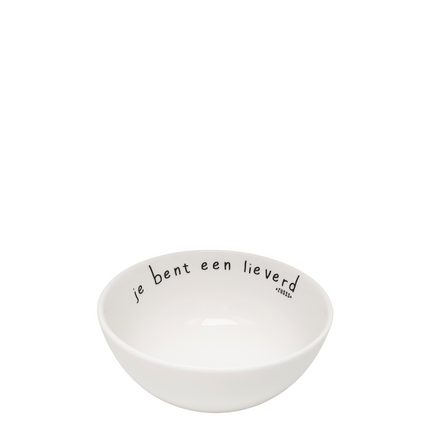 Kommetje met lieve tekst