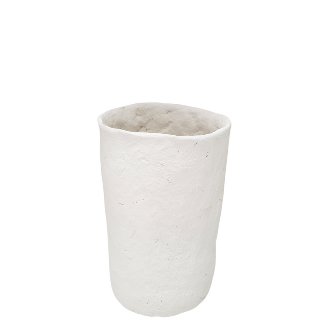 Papier-maché lepelpot