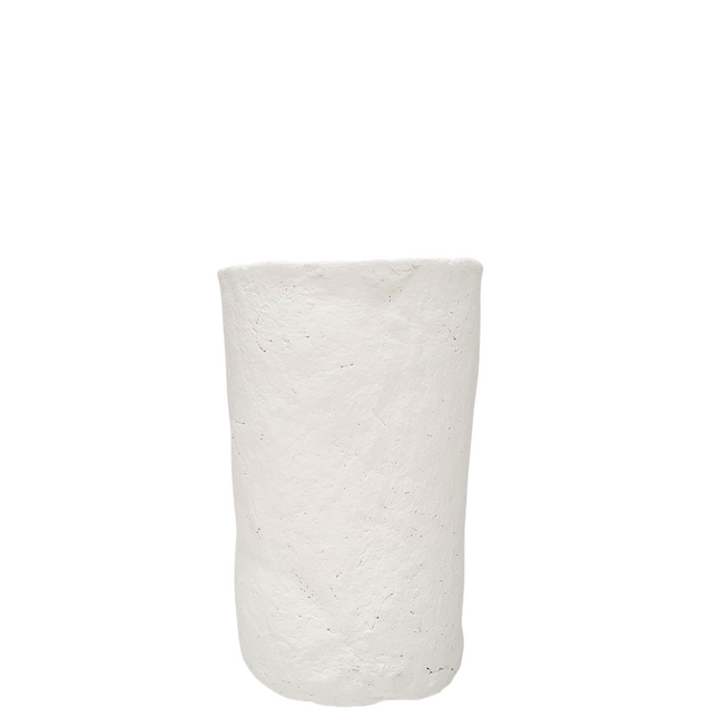 Papiermache bloempot / lepelpot