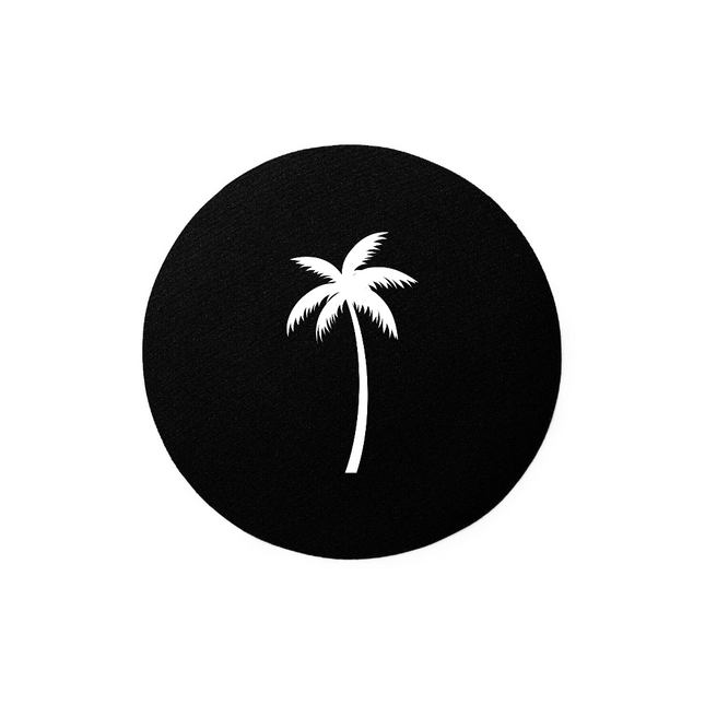 Muismat rond palmboom