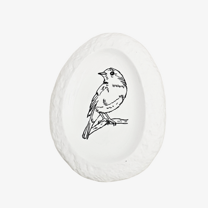Decoratiebord illustratie vogel
