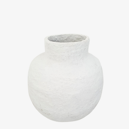 Pappmaché-Vase Kugel