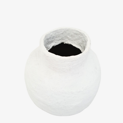 Pappmaché-Vase Kugel