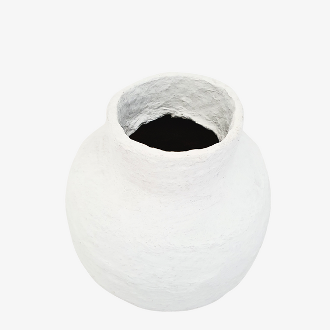 Papier-mache vaas Lotus