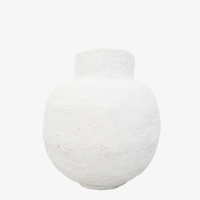 Papier-mache vaas Lotus