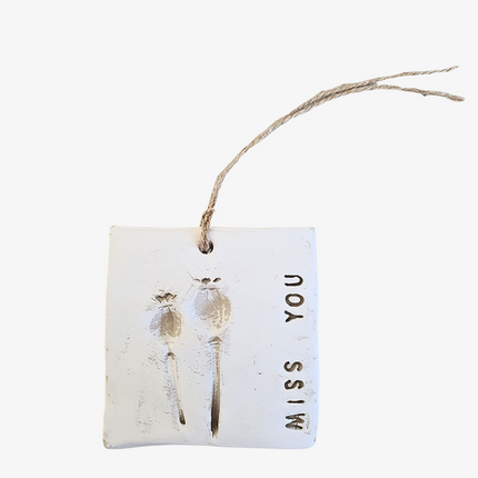 Handmade tegel - miss you