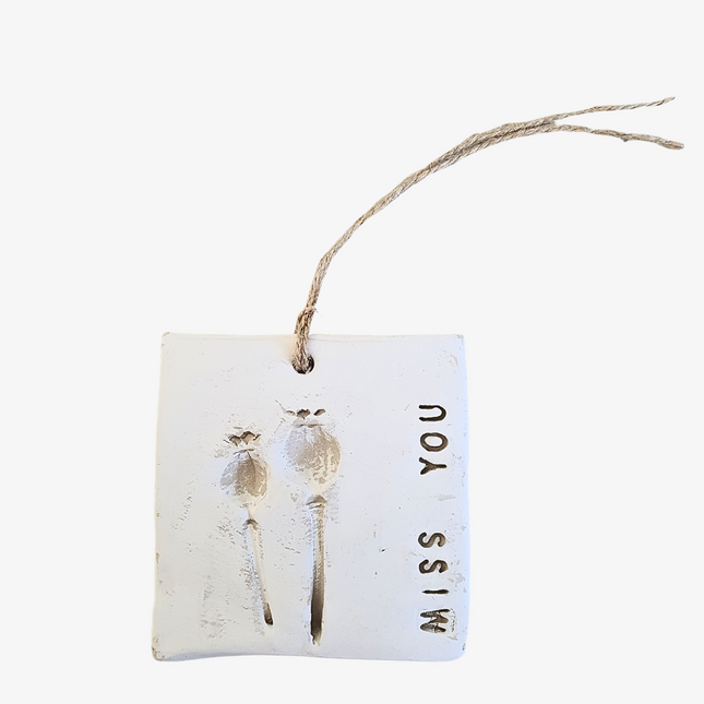 Handmade tegel - miss you