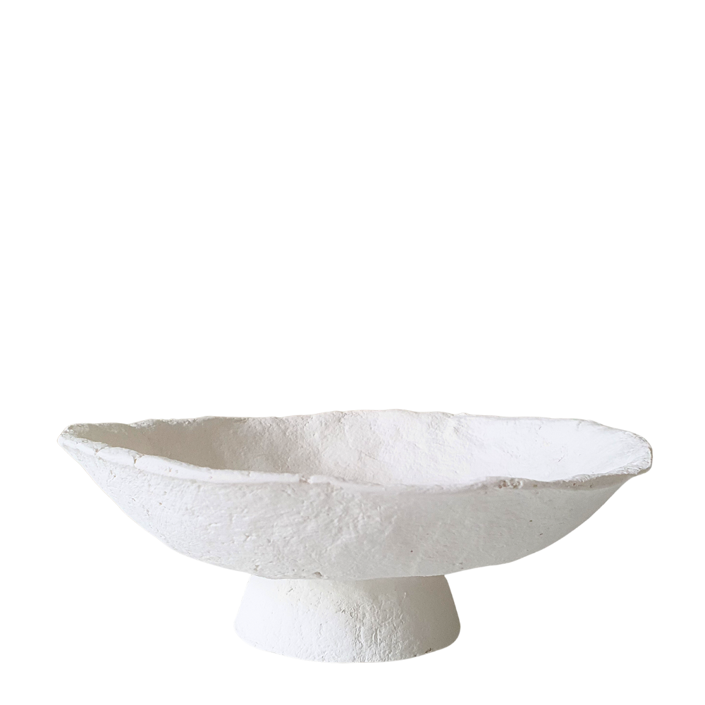 Papiermache schaaltje op voet