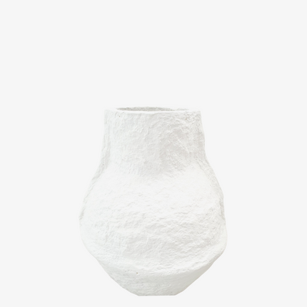 Pappmaché-Vase Kugel