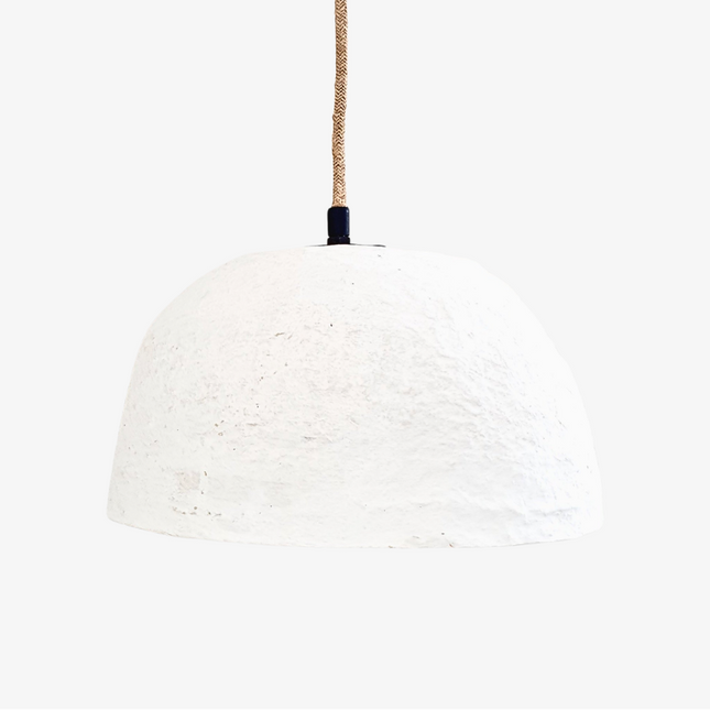 Plafondlamp papier-maché cup
