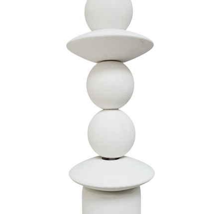 Ceiling lamp wooden beads