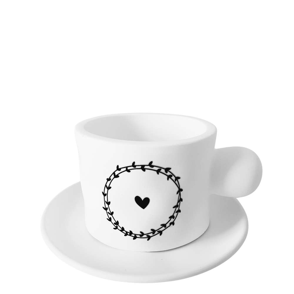 Decoratie kop en schotel