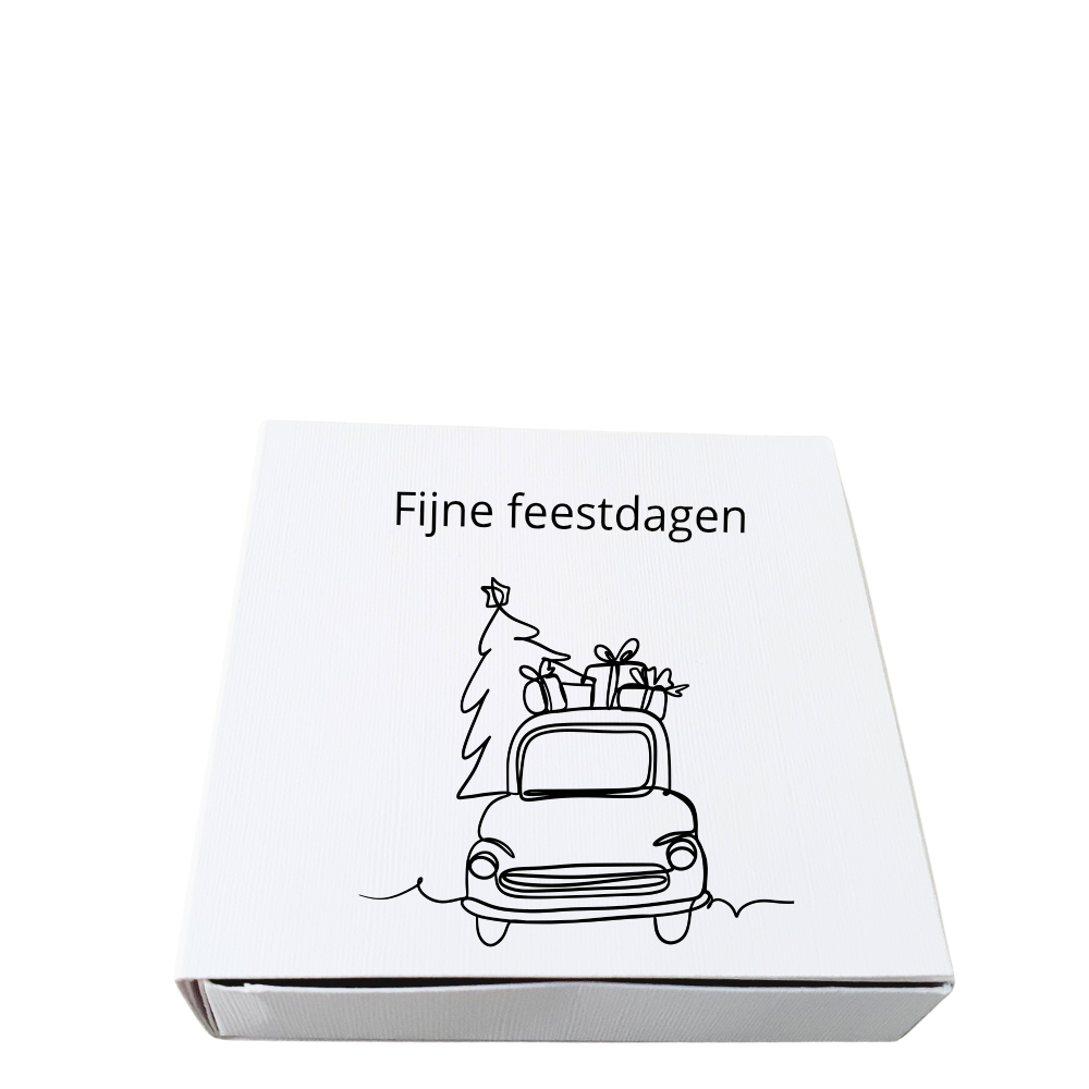 Cadeaudoosje met waxinelichtjes kerst