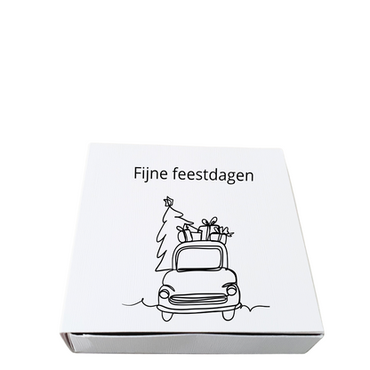 Cadeaudoosje met waxinelichtjes kerst