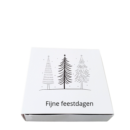 Cadeaudoosje met waxinelichtjes kerst