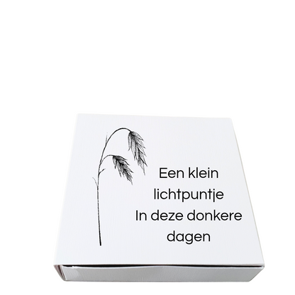 Cadeaudoosje met waxinelichtjes lichtpuntje